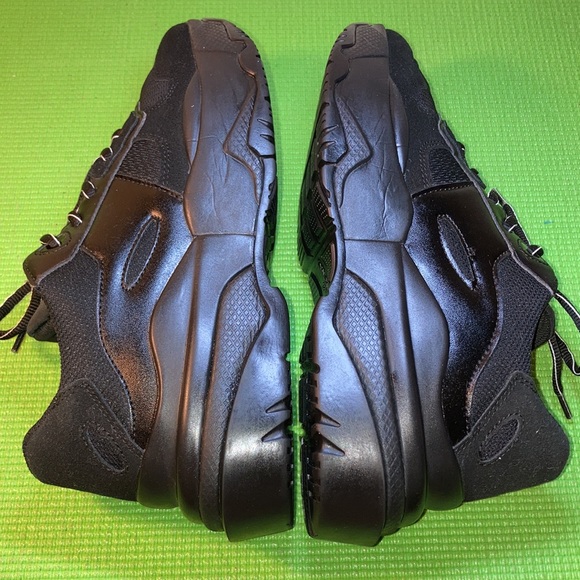 Zara women’s running shoes size eur 38 (us 7.5) triple black lace up sneakers - Picture 6 of 11